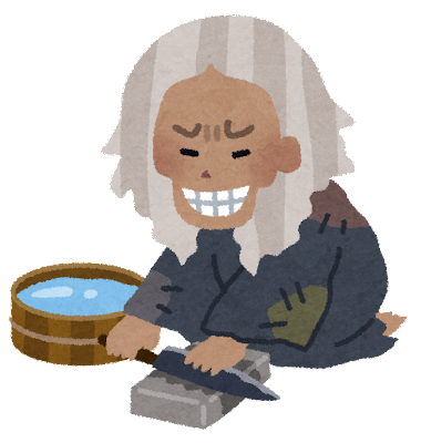 【快感】砥石で包丁を研ぐのが超楽しいなんJ民ｗｗｗ: みじかめっ！なんJ