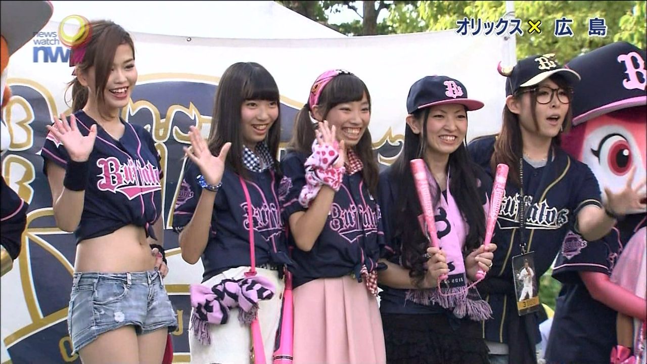 カープ女子vsオリックス女子ｗｗｗｗｗｗｗｗｗｗ みじかめっ なんj