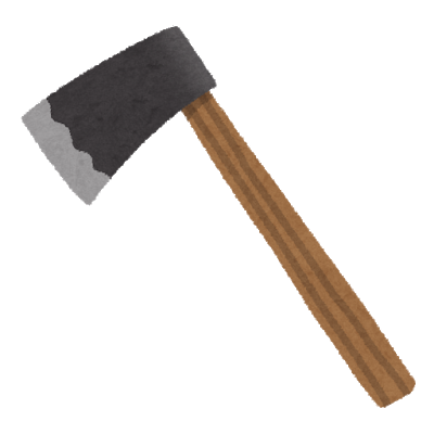 斧の攻撃パターン「切る」「投げる」「ブーメランみたいに投げる」しかない…: みじかめっ！なんJ